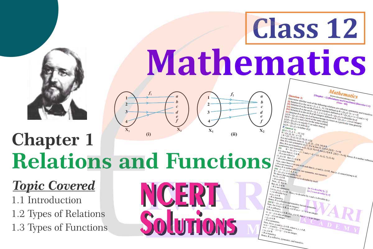 Class 12 Maths Chapter 1 Relations and Functions