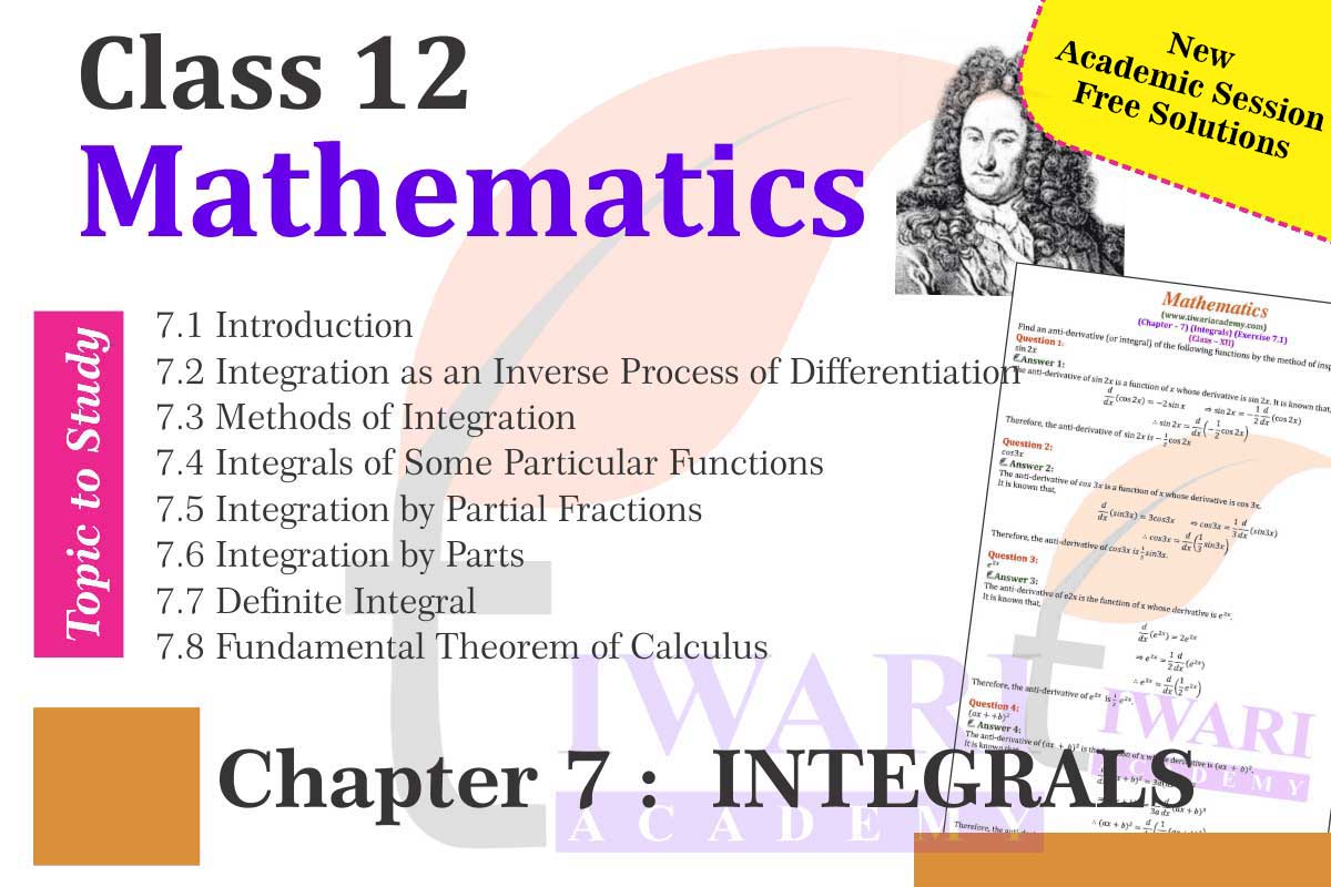 Class 12 Mathematics Chapter 7 Solutions